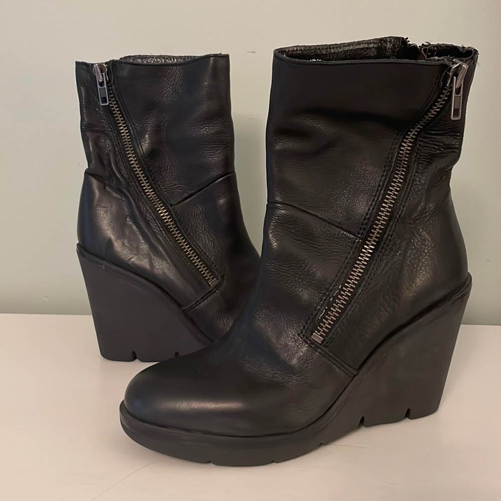 Rebels Chunky Leather Boots